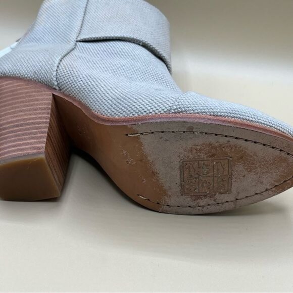 Rag & Bone Newbury Taupe Canvas Boots Size 8.5 - Picture 7 of 12